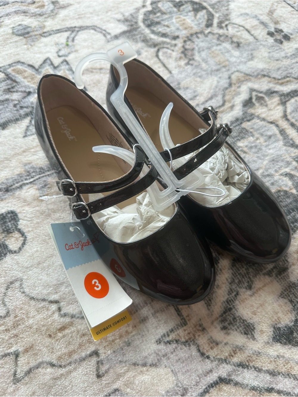 Girls black flats